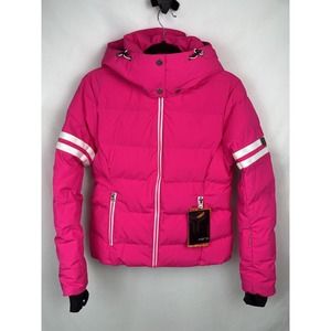 NWT FERA Kate Parka Ski Jacket Hot Pink Size 8 Waterproof Retail $370